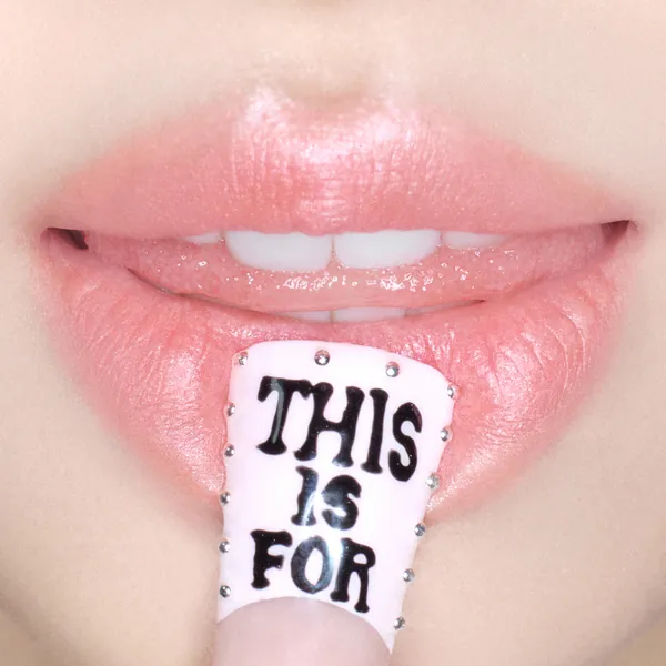 album cover art of THIS IS FOR by TWICE